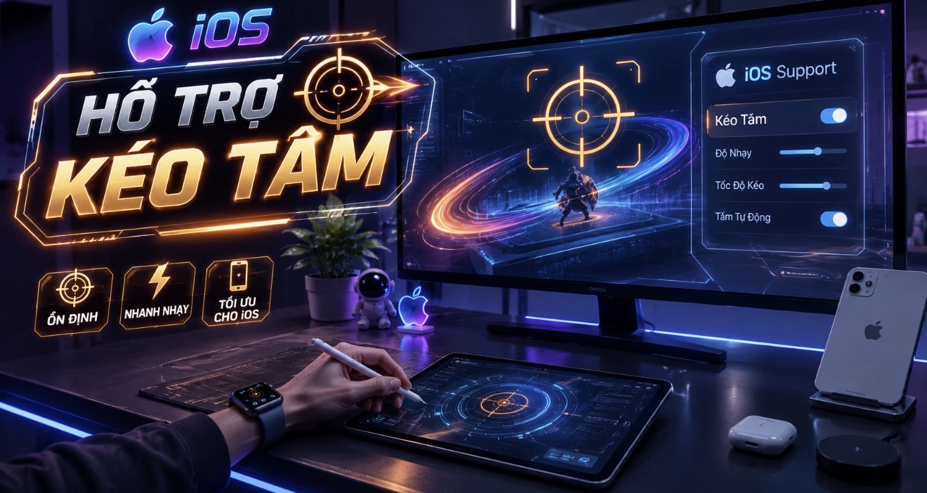 Hỗ Trọ Kéo Tâm (AimLock)